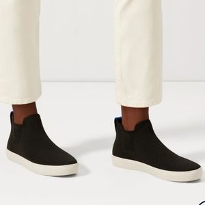 ROTHY'S "CHELSEA" BLACK ANKLE BOOTS